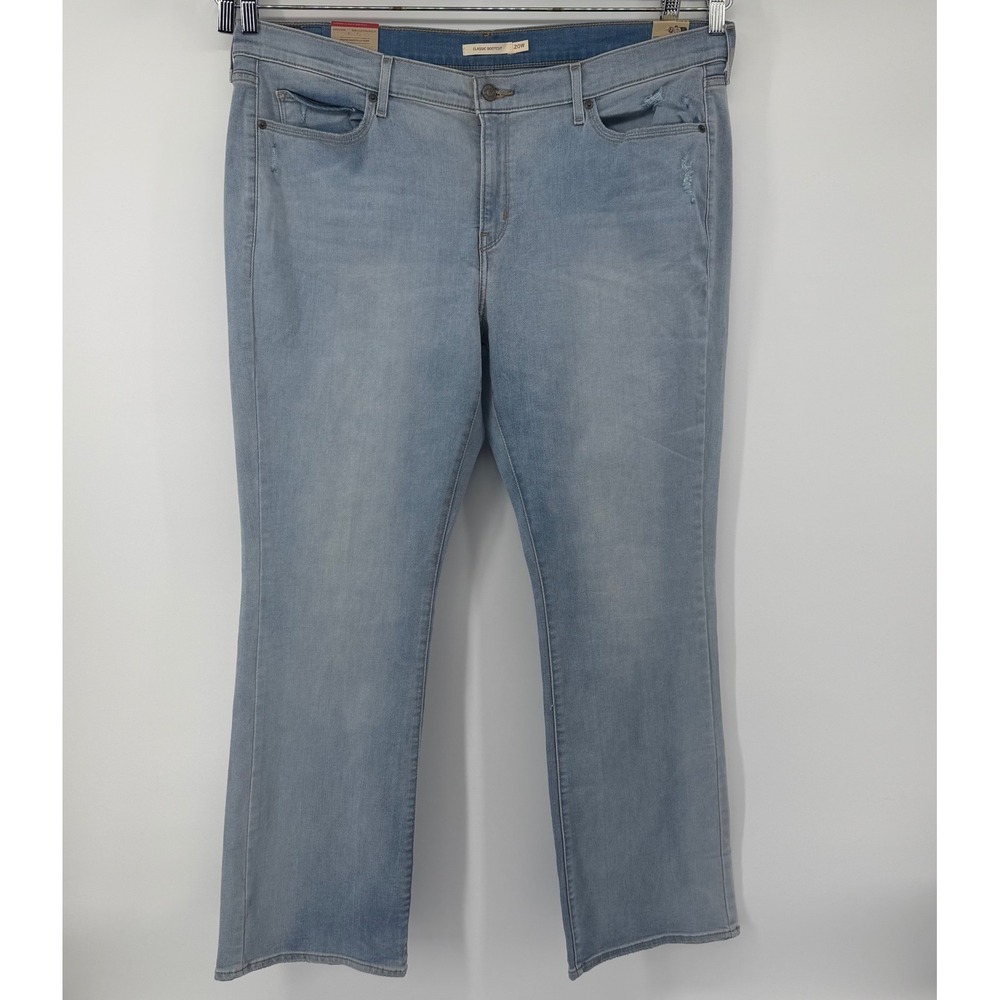 Levi's Women's 20W Vintage Classic Bootcut Jeans Light Wash Stretch mid rise new